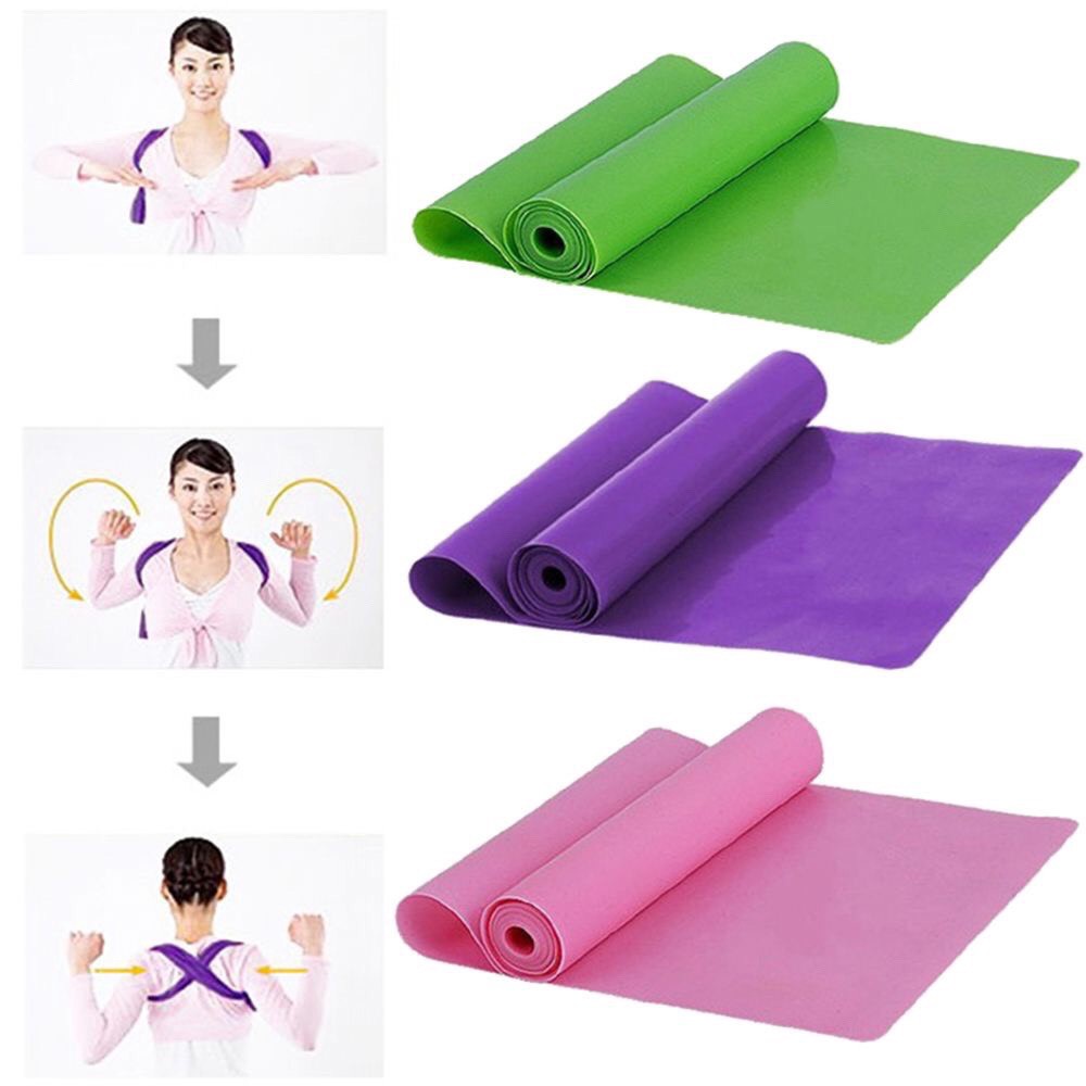 Dây Cao Su Đàn Hồi Kháng Lực Tập Thể Dục Yoga 1,5 Mét TẠP HÓA GYM