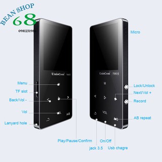 Máy nghe nhạc lossless bluetooth Uniscom T580