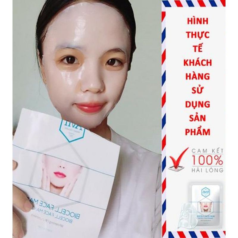 [CHÍNH HÃNG] Mặt Nạ nước dừa Dưỡng Da Cao Cấp Avif Biocell Face Mask