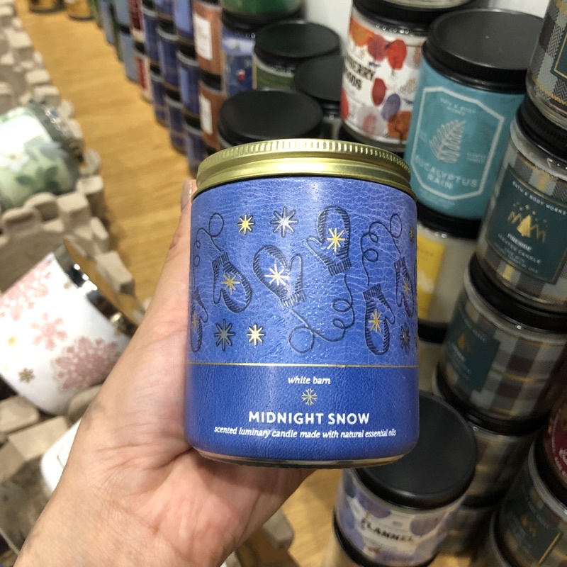 Nến thơm Bath &amp; Body Works 1 bấc 198gr - BBW chính hãng - Nến thơm phòng nhập Mỹ - Hàng có sẵn