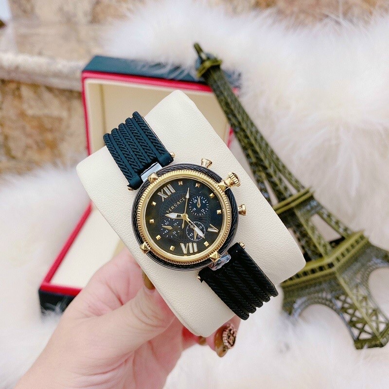 Đồng hồ nữ Versace dây silicons đẹp độc lạ hot nhất hiện nay