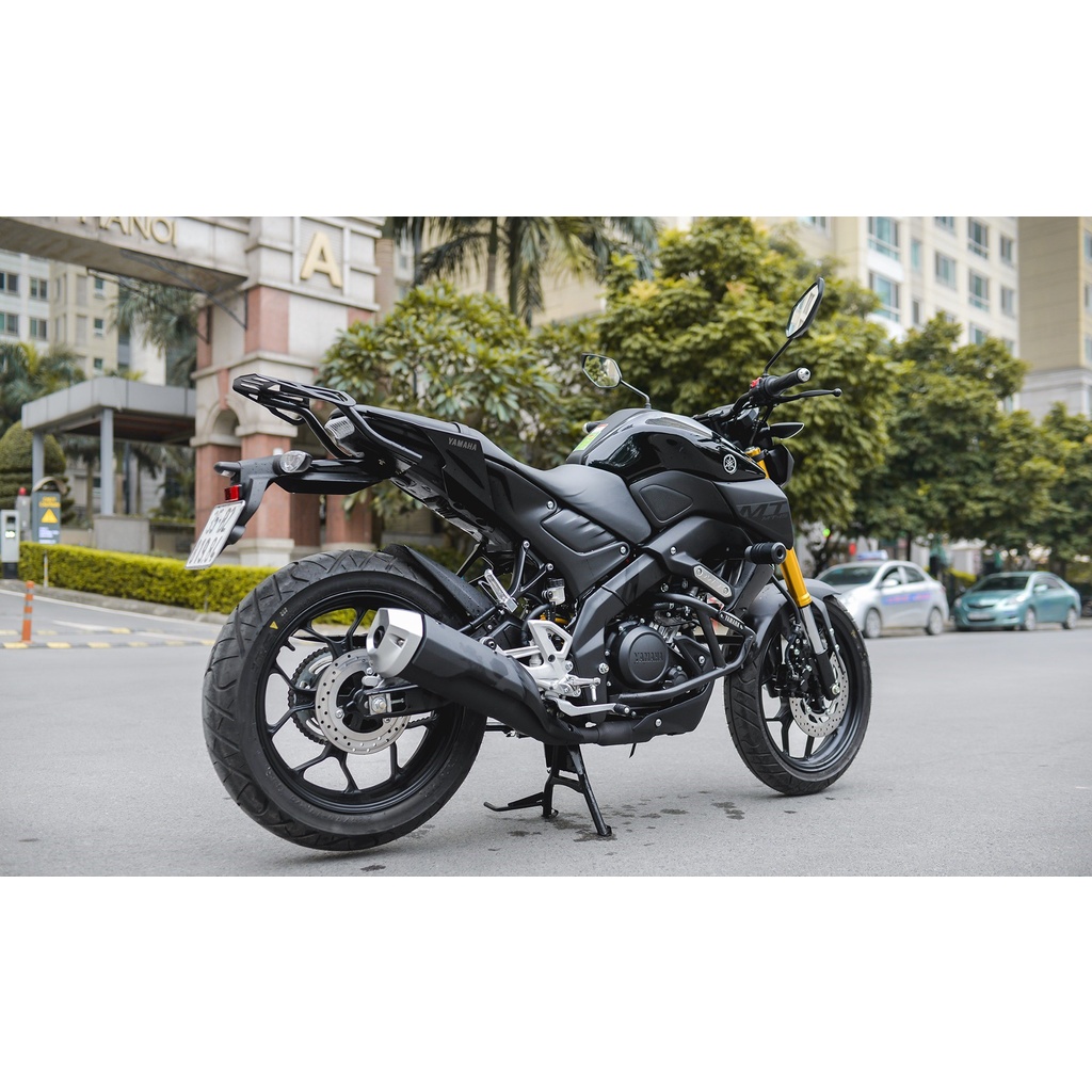 Baga dành cho Xe Máy Yamaha MT15, Sản phẩm Thép Dầy sơn tĩnh điện, chịu được tải lớn .