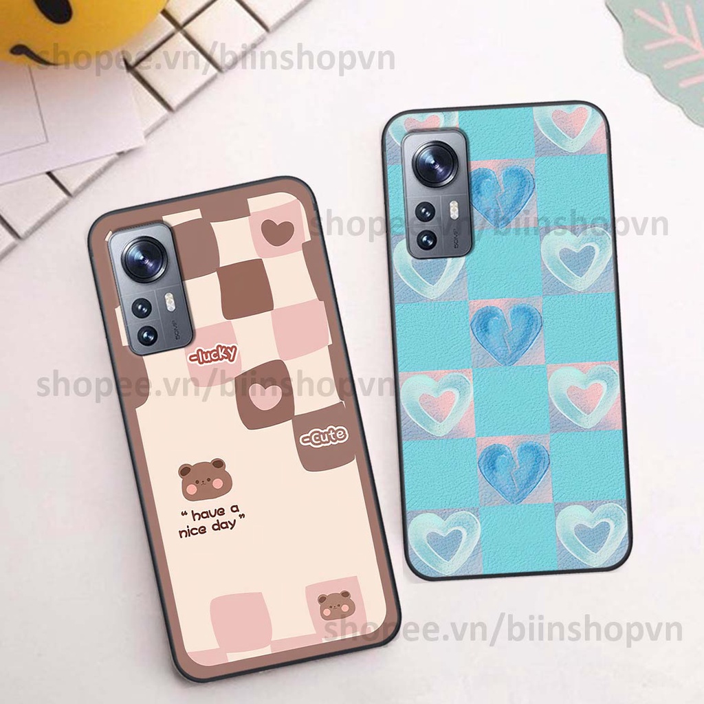 Ốp Xiaomi 12 / Xiaomi 12 Pro caro trái tim nhiều màu sắc, đầy cá tính, khẳng định phong cách