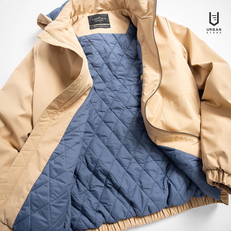 Áo Parka Trần Trám cooPure Siêu Ấm,Trần Bông 3 Lớp Khả Năng Chống Nước Tốt, Cản Gió, Chống Bụi NO.1224