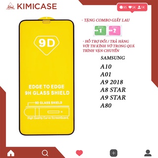 Kính cường lực full màn 9D cho samsung A9 2018 , A10, A01, A8 / A9 STAR, A80