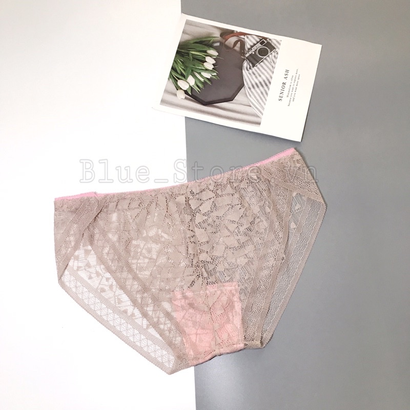 Quần Lót Nữ Ren Sexy thiết kế họa tiết ren xuyên thấu siêu gợi cảm quyến rũ