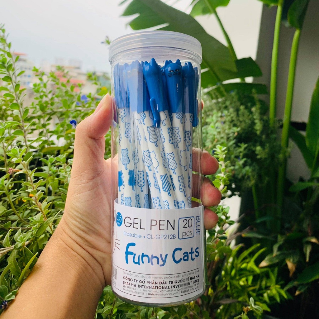 Túi 10 Bút gel xóa được Classmate CL-GP212 nét 0.5mm