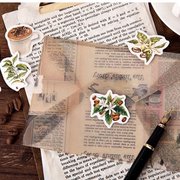 Set 200 sticker chủ đề Coffee cổ điển | STICKER CÁ TÍNH DÁN TRANG TRÍ ĐIỆN THOẠI LAPTOP VALI MŨ BẢO HIỂM XE MÁY TỦ KỆ,..