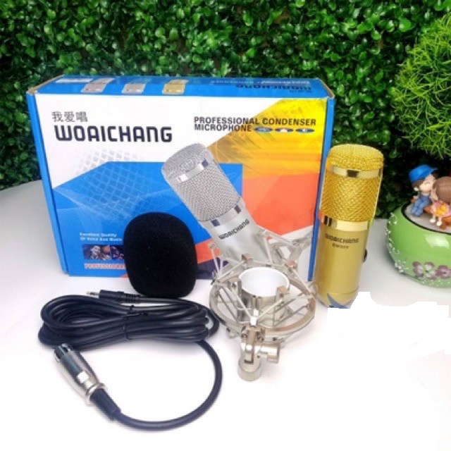 Mic thu âm chuyên nghiệp Woaichang BM900- mic chuyên livestream mẫu mã đẹp,bảo hành 1 đổi 1