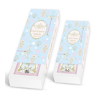 {Size gốc} Bài Tarot Clow Card Kimono Sakura Phiên Bản Màu Xanh Đặc Biệt 2020 - Tặng Đá Thanh Tẩy