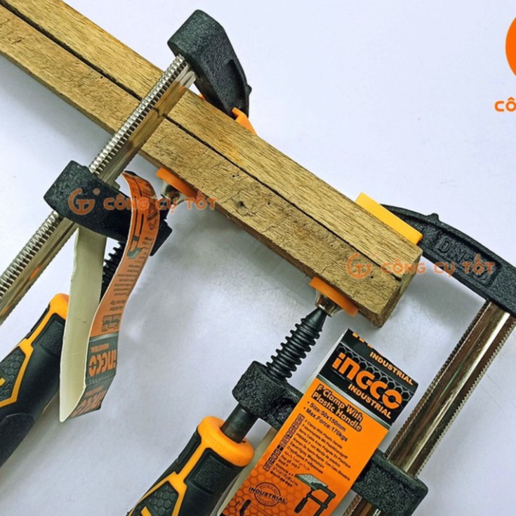 Cảo chữ F 50 x 250mm lực kẹp 170kg Ingco HFC020503