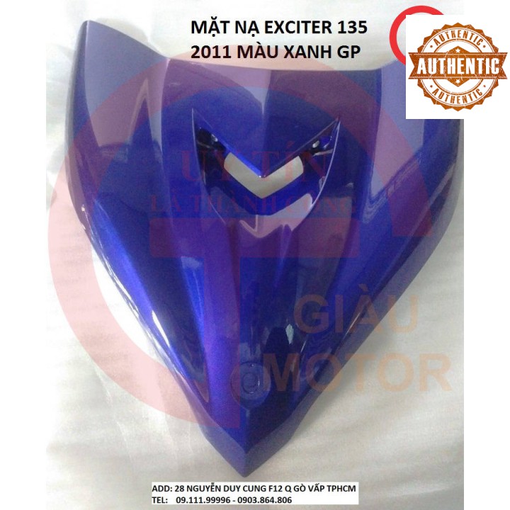 YAMAHA OD - MẶT NẠ EXCITER 135 2011 MÀU XANH GP