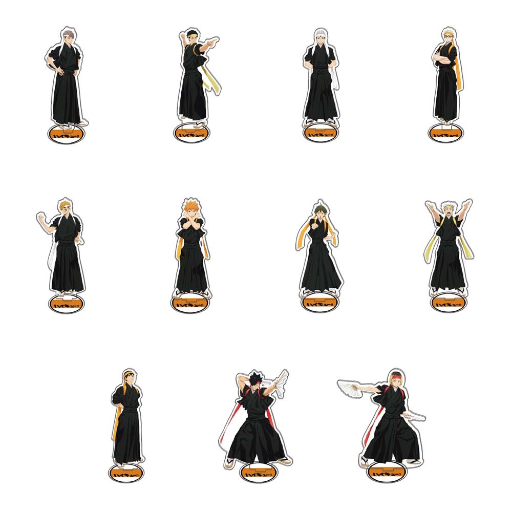 Standee HAIKYUU!! ver CỔ ĐỘNG mô hình Vua Bóng Chuyền mica trong anime chibi trưng bày
