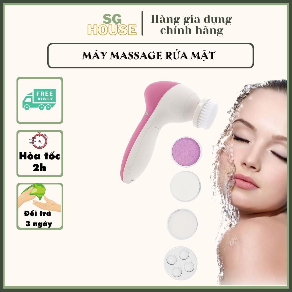 Máy Nâng Cơ Mặt, Massage Mặt 5 Trong 1 Cực Kì Tiện Lợi Và Hiệu Quả Cao Chỉ Sau Vài Tuần Sử Dụng - Lỗi 1 Đổi 1