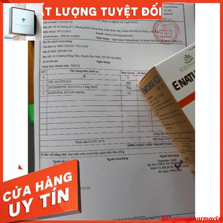 (CHÍNH HÃNG)chăm sóc da viên uống ENATURAL ICO 400IU dược phẩm TRADIPHAR hộp 30 viên (vitamin E )