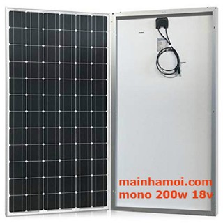 Tấm Bảng Pin Mặt Trời Mono 200w 18V hàng xuất khẩu