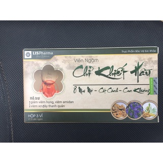 Viên ngậm Chỉ Khiết Hầu - Hỗ trợ điều trị Viêm họng
