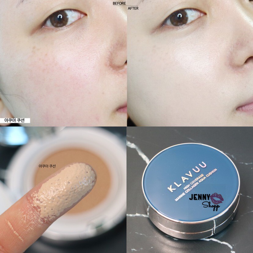 Phấn Nước Klavuu Pearlsation High Coverage Cushion 15g