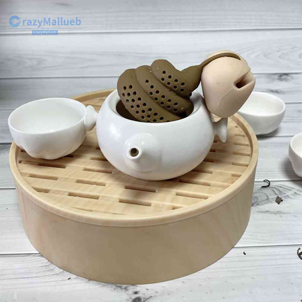 Dụng Cụ Lọc Trà Bằng Silicone Hình Phân Vui Nhộn