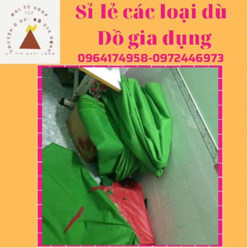 áo thay dù cũ vải cao cấp dù 2m4 cành 1m2 8 nan