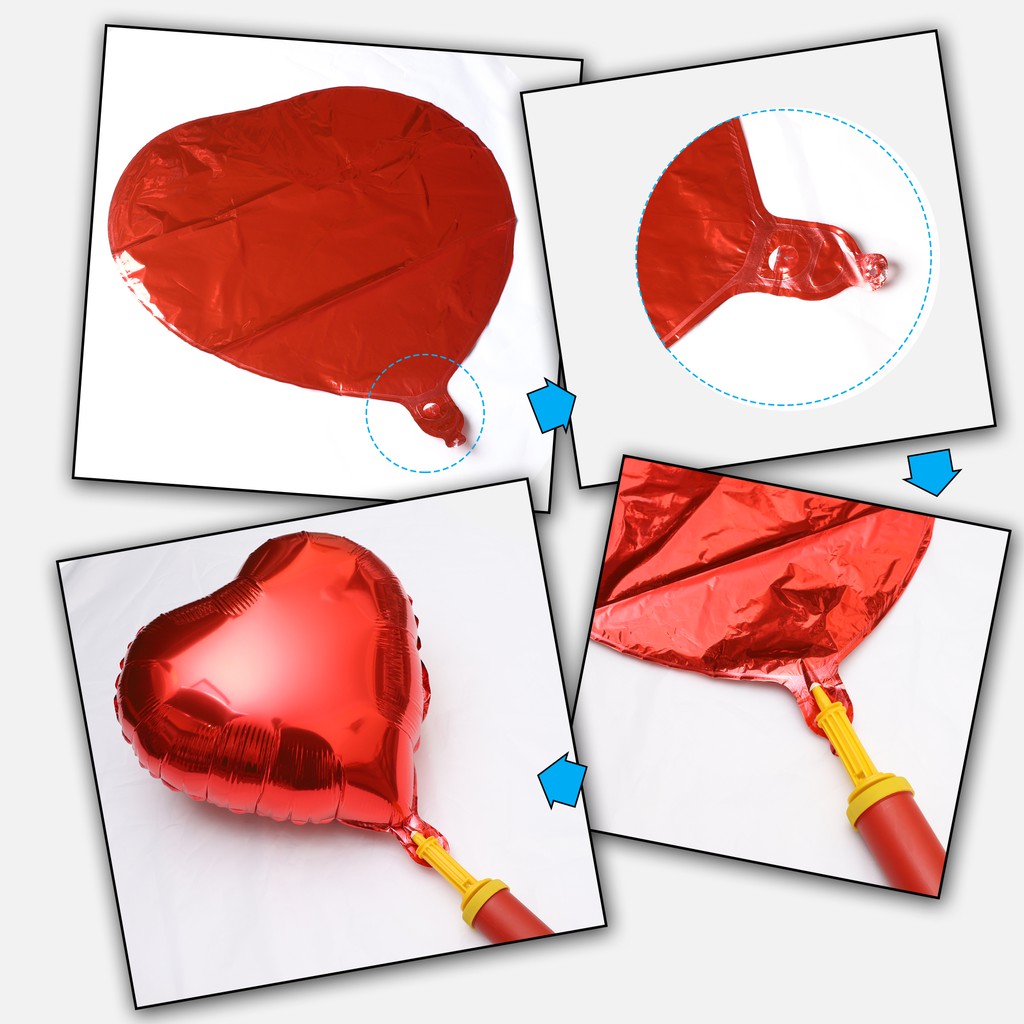 Bong Bóng Trái Tim 18 Inch Trang Trí Tiệc Cưới, Sinh Nhật, Ngày Valentine