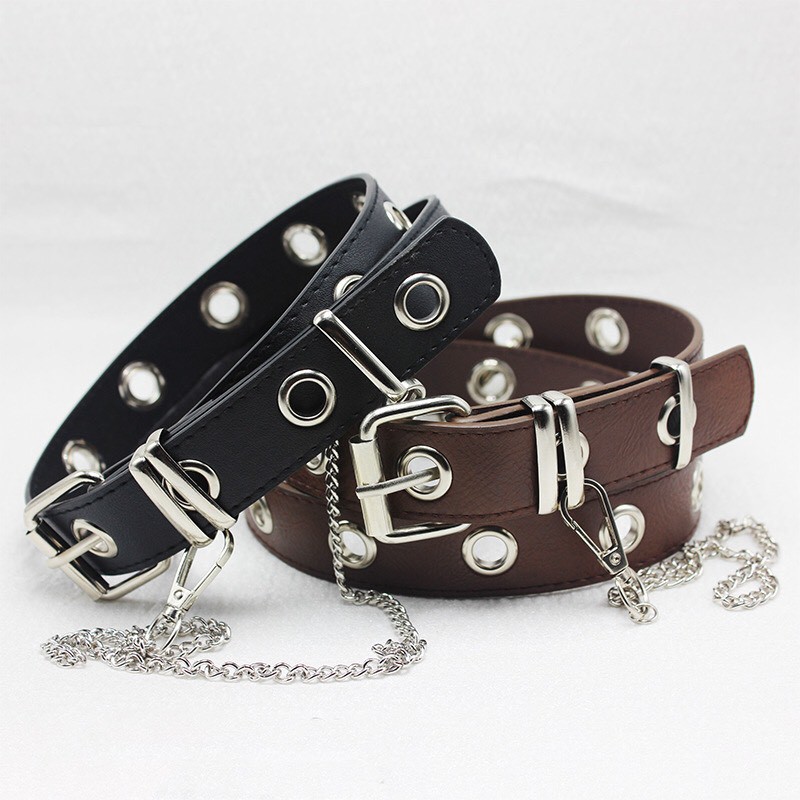 Thắt lưng CHAIN xích nhiều lỗ tròn ✨ Dây xích kèm theo belt✨ Chain rời thắt lưng