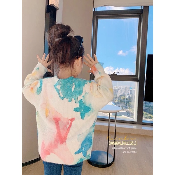 Áo len lông thỏ dáng dài