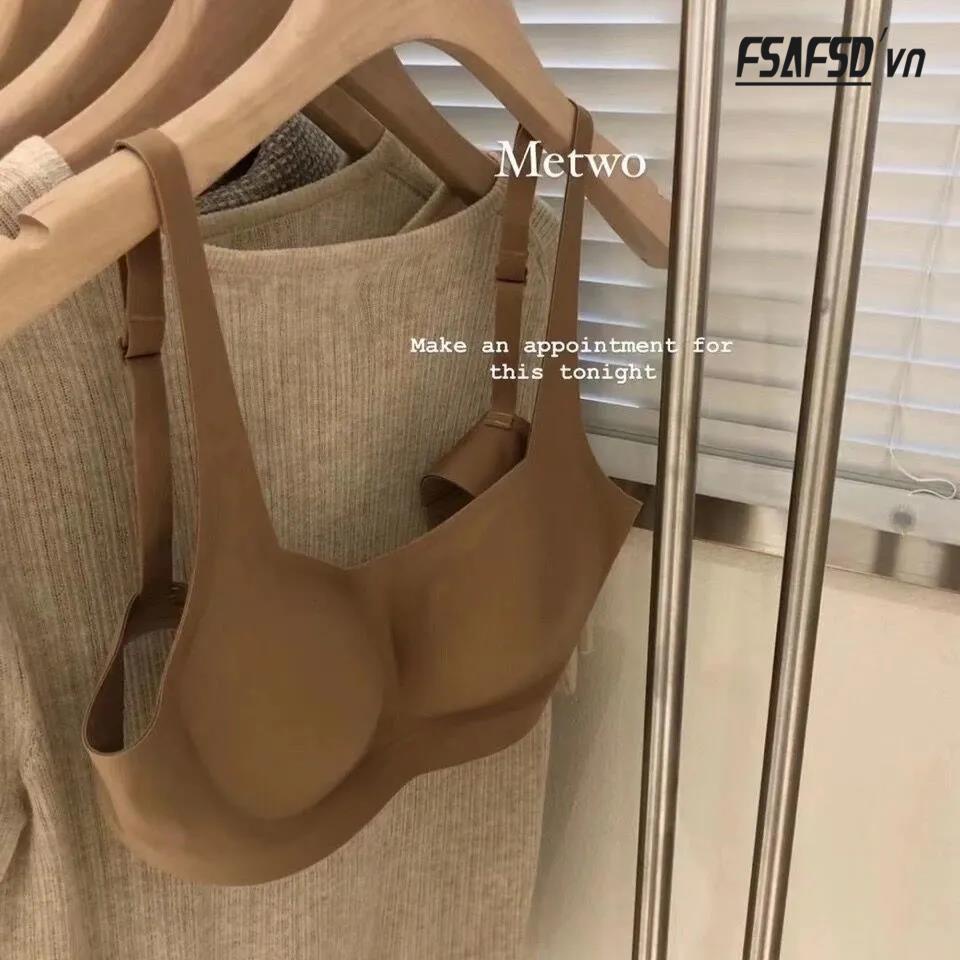 Áo Ngực Không Gọng Không Đường May Thoải Mái Phong Cách Pháp