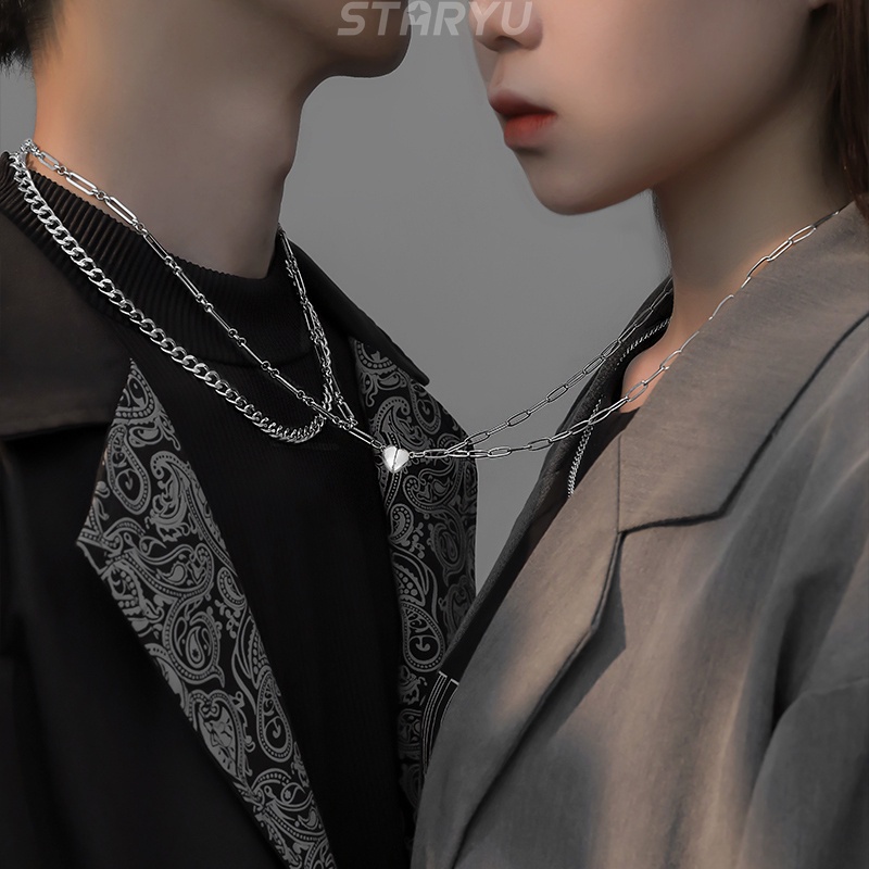 Vòng cổ Thép Titan Nam Châm Cho Cặp Đôi