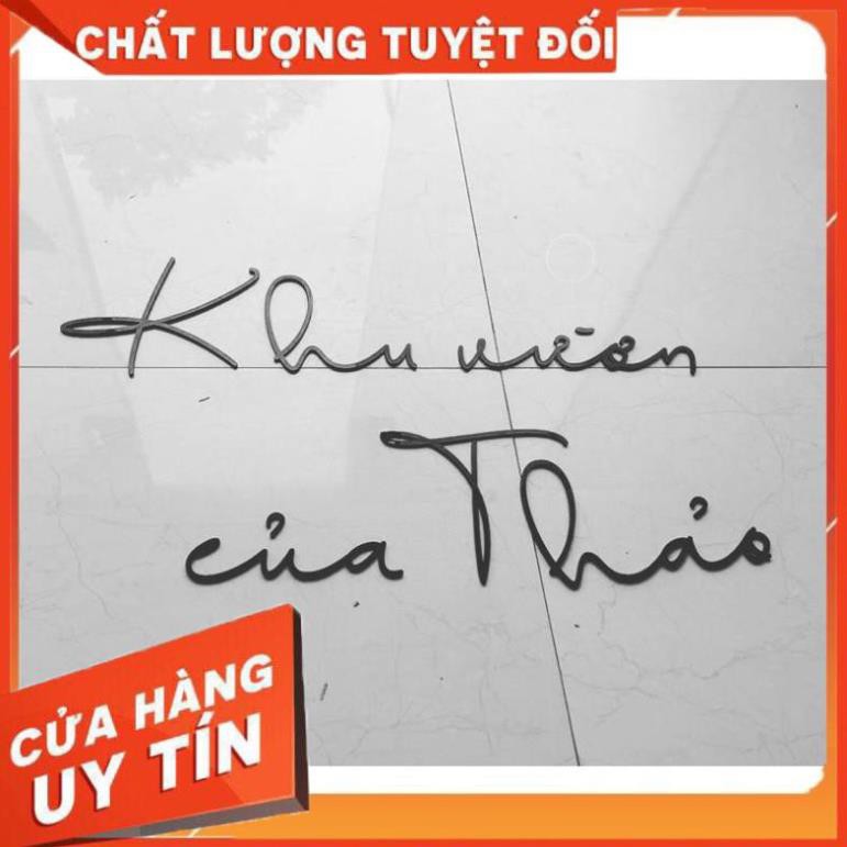 CHỮ DÁN TƯỜNG [ ảnh thật của shop ] Mica đen dán tường dán nổi trang trí [ Làm theo yêu cầu ]