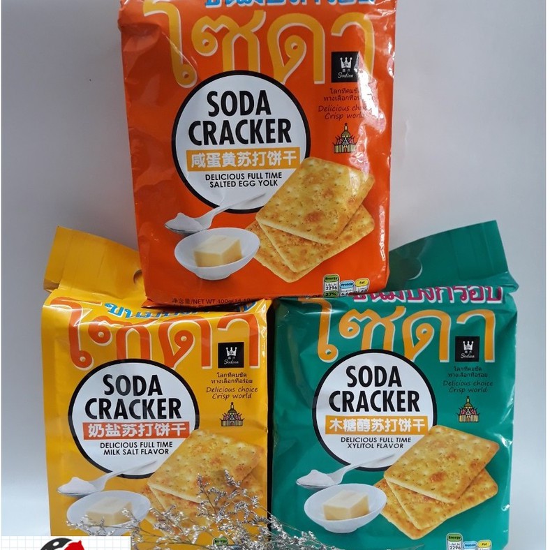 Bánh Quy Mặn Soda Cracker Thái Lan 400g