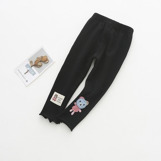 Quần thun legging gấu cho bé gái