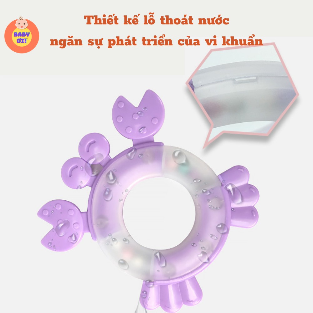 Đồ chơi gặm nướu, đồ chơi cầm tay cho bé, lục lạc cầm tay, Bộ set 9 cái massage răng lợi cho bé ở độ tuổi 03- 12 tháng