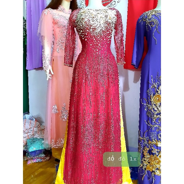 Áo dài kim sa có các zise .....................................................................................