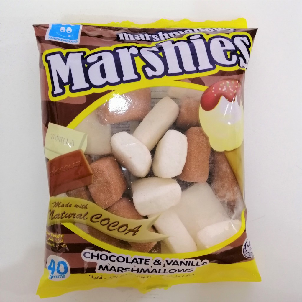 Kẹo Bông Gòn Marshies Hương Chocolate Và Vani
