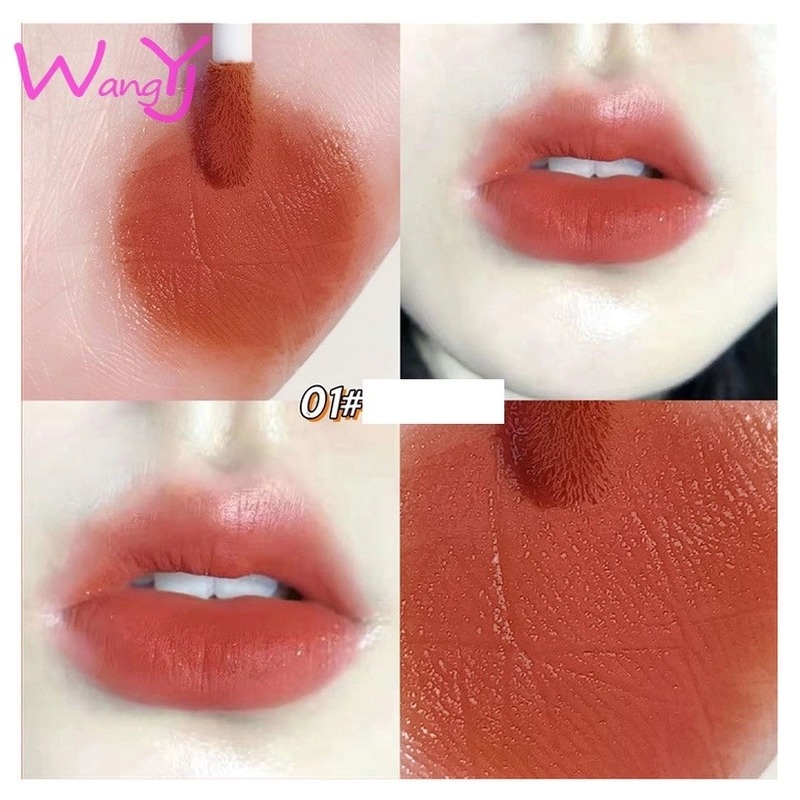 Set 5 Son Kem Lì Cho Màu Mượt Mà Trang Điểm Dễ Thương