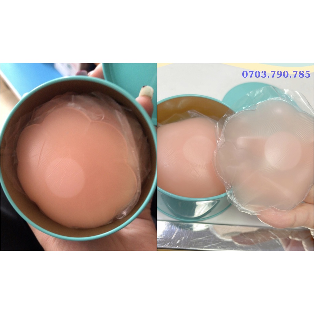 Miếng Silicon Dán Nhũ Hoa Cực Dính, Tái Sử Dụng Nhiều Lần