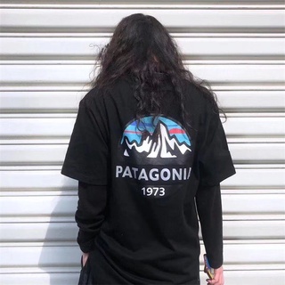 Áo Thun cotton In Hình patagonia Mới Cho Nam Và Nữ