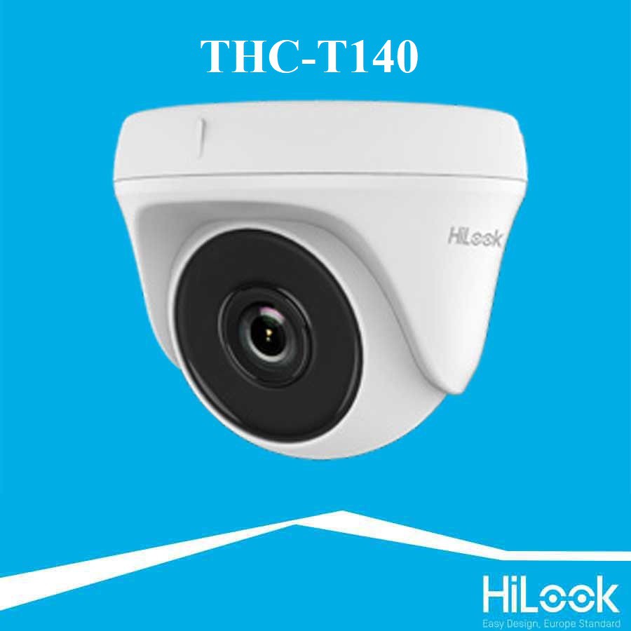 Camera Dome HD-TVI hồng ngoại 4.0 Megapixel HILOOK THC-T140 - Hàng chính hãng