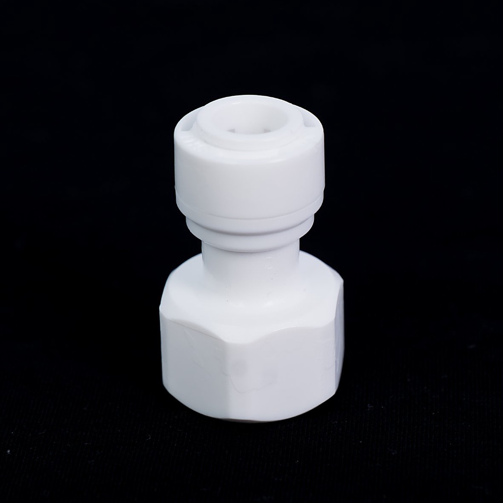 Nối thẳng ren trong ren 21 ra dây 10mm hoặc dây 6mm  nối nhanh