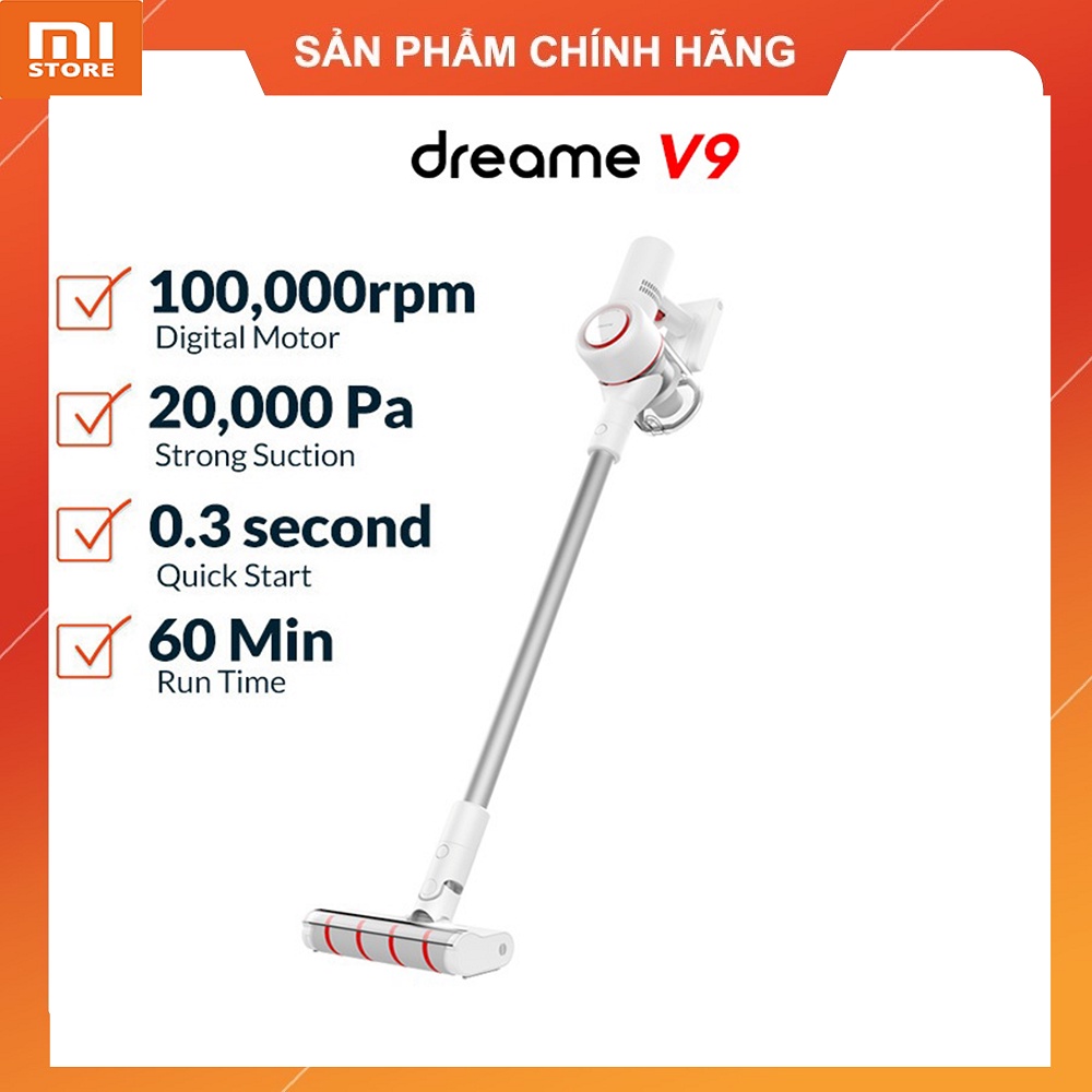 Máy hút bụi cầm tay không dây Xiaomi Dreame V9 – bảo hành 12 tháng