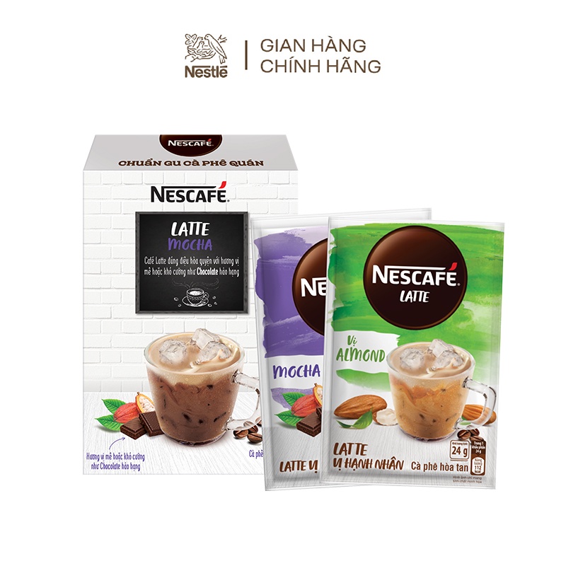  Mẫu thử Nescafe Barista Latte Mocha & Almond NESCAFE