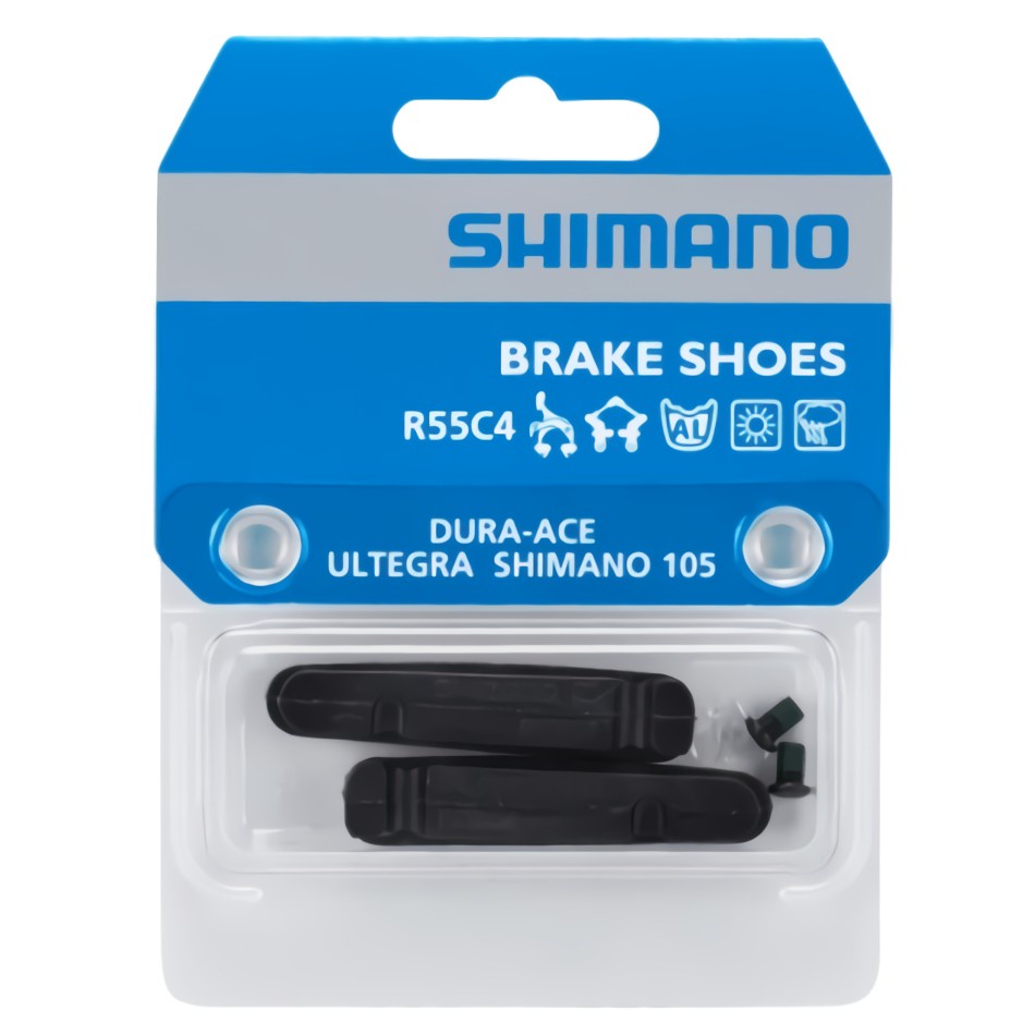 Gôm thắng Shimano R55C4 sử dụng cho bánh nhôm và bánh carbon, hàng chính hãng