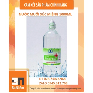 Nước muối súc miệng Vĩnh Phúc