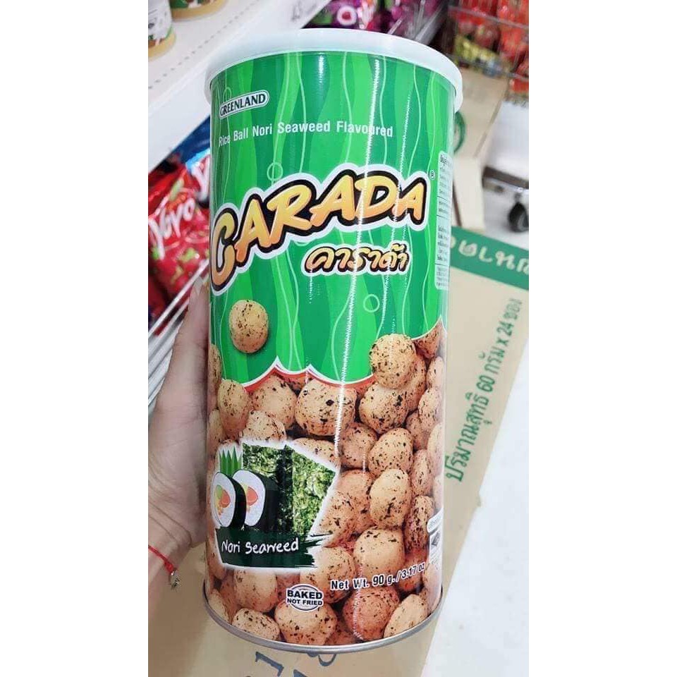 Snack mực lon Carada Thái Lan