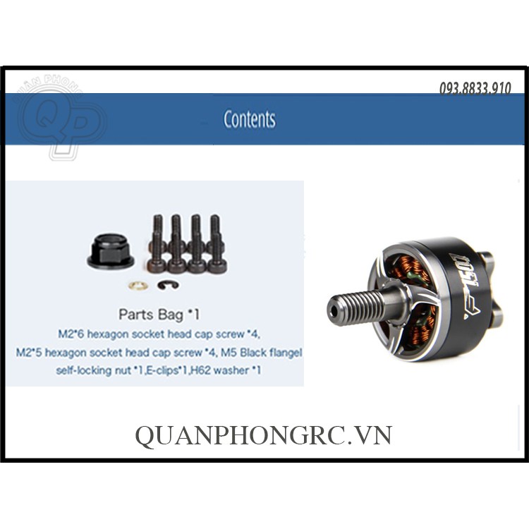 Motor không chổi than T-Motor F1507 3800kv (2-4S) (1 Cái)