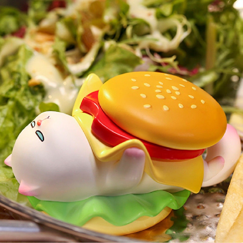 ❤sản phẩm chính thức❤ViViCat Phong cách thực phẩm POPMART Hộp mù Quà tặng Con búp bê Người mẫu Đồ chơi