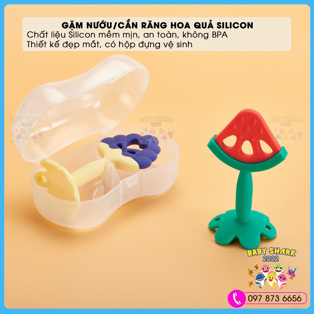 Gặm nướu hoa quả cho bé, gặm nướu cho bé sơ sinh Acutebaby
