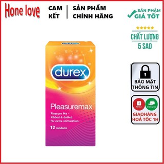 Bao cao su Durex Pleasuremax có Gai và mỏng hơn Bao cao su Durex Pleasuremax hàng mơí date 2025 che tên kín đáo