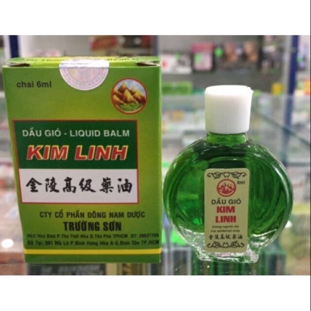 Dầu gió Kim Linh 6ml